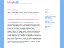 Tablet Screenshot of hairlossbuddy.com